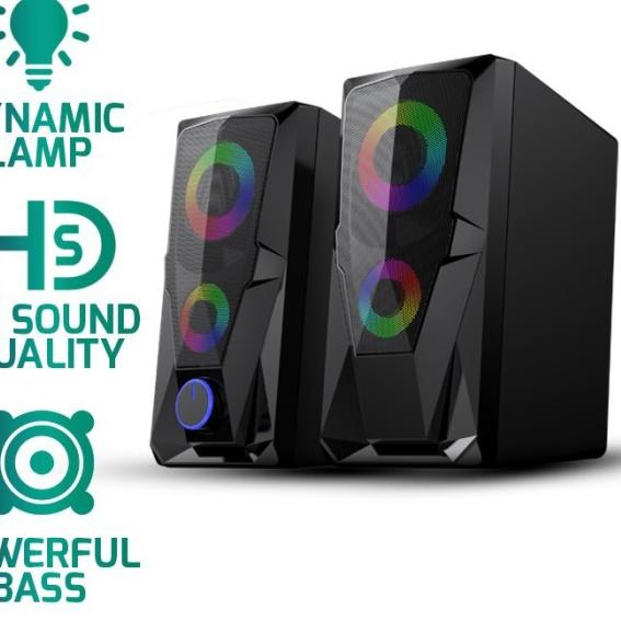 ➹ SPEAKER GAMING RGB SPEAKER GAMING ORI BERGARANSI SPEAKER PC RS200 ▲