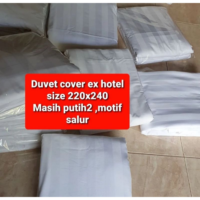 duvet cover/sarung bedcover king koil ex hotel