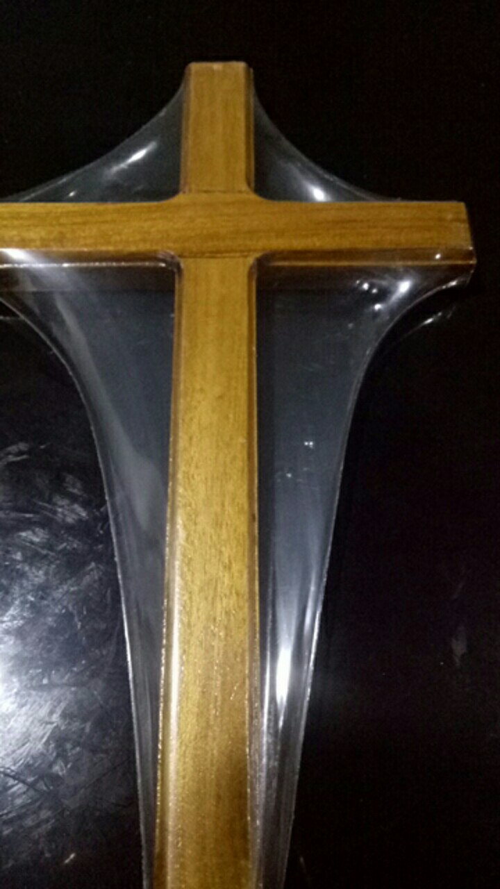 Salib Jati Polos 25cm (145)