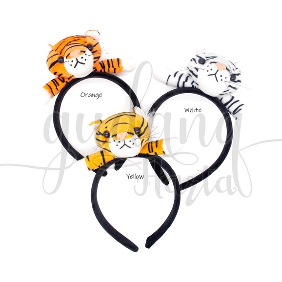 GEMEZZ Bando Karakter Hi Tiger Bandana Motif Macan Kumis Lucu GG 211112