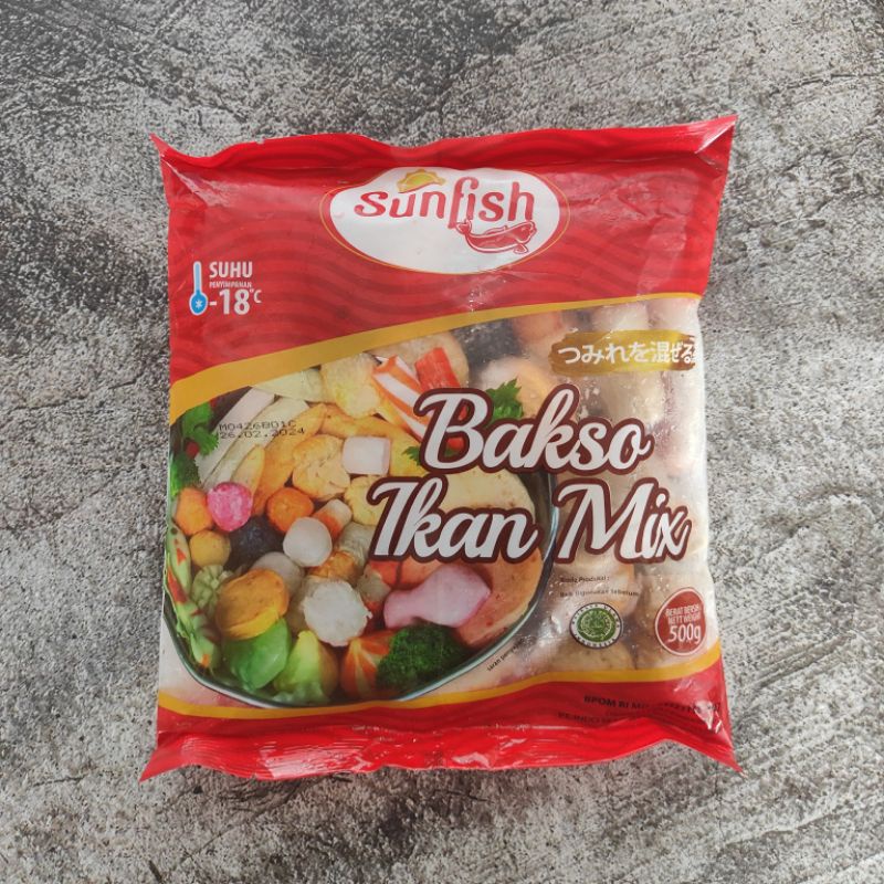 

SUNFISH BAKSO IKAN MIX 500g