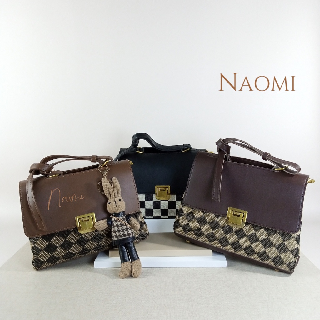 NAOMI - Tiffany Sling Bag Import - Tiffany Large - Tas Selempang Wanita - Fashion Bag Premium - Tas kado Wanita