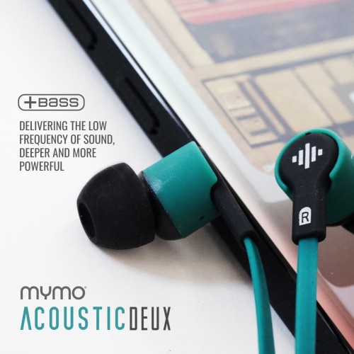 Headset Mymoo Earphone Acoustic Deux - Putih