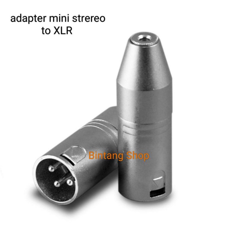 Adapter combonasi mini stereo 3,5mm to XLR