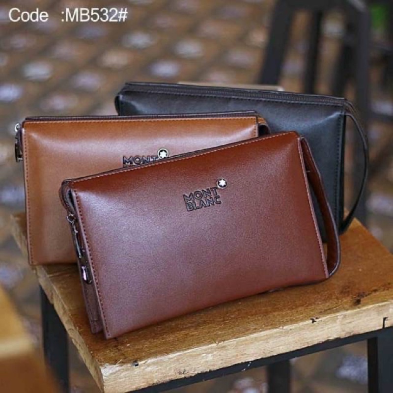 Handbag Gagang MB kulit Tas Tangan Pria/Wanita import MB532 kulit