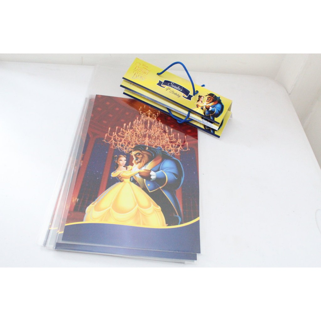 

Plastik Snack Custom Karakter beauty and the beast