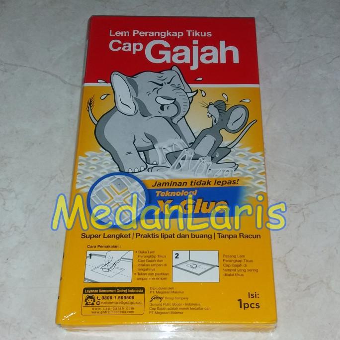 Lem Perangkap Tikus Cap GAJAH 70gr Rat X-Glue Trap Papan Jebakan Rekat