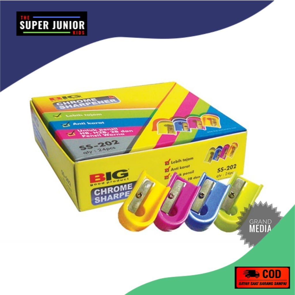 

COD Rautan Pencil Sharpener Pensil Mini Murah Warna Terbaru