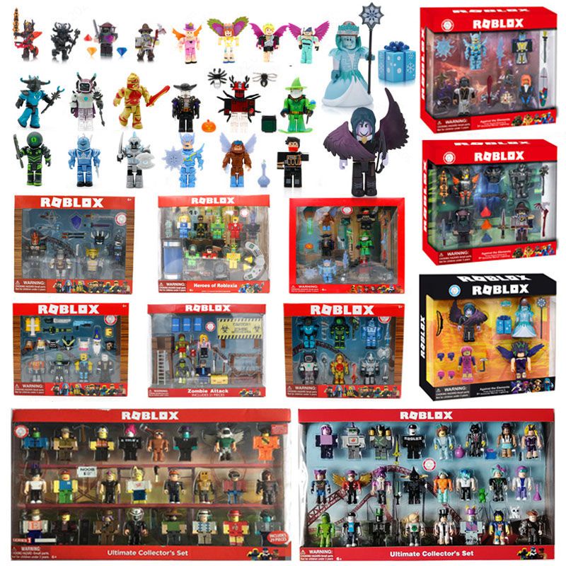 Game Roblox Karakter Blok Bangunan Aksesori Roblox Action Figure Mainan Hadiah Anak Koleksi