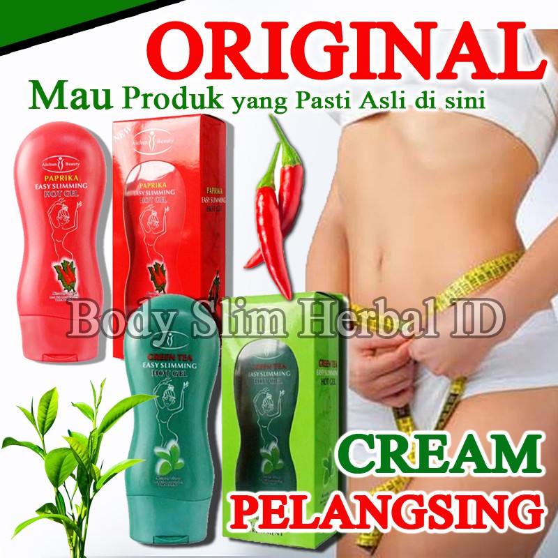 [ASLI] Cream Pelangsing Perut dan Pembakar Lemak Bodygoals Cream Pelangsing Aichun Slimming Hot Gel