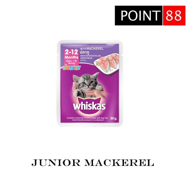 Whiskas Pouch Junior Mackarel