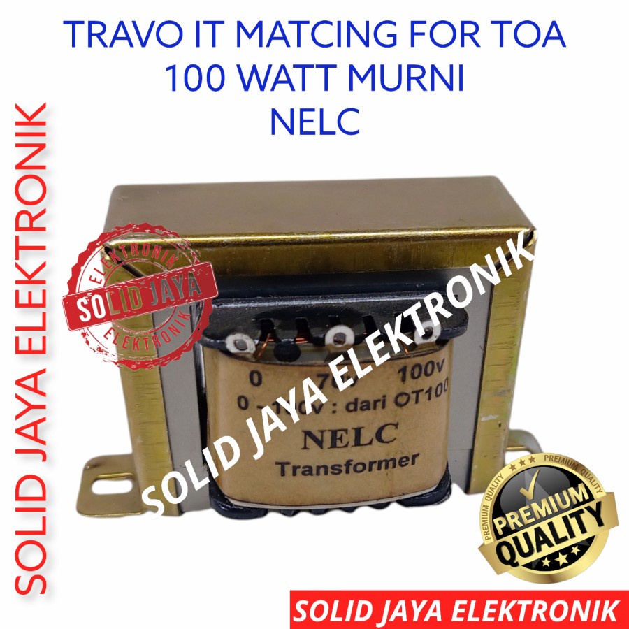 TRAVO TRAFO IT 100W NELC MATCHING MEICING MECING FOR UNTUK SPEAKER TRAVO 100 W WATT CORONG TOA