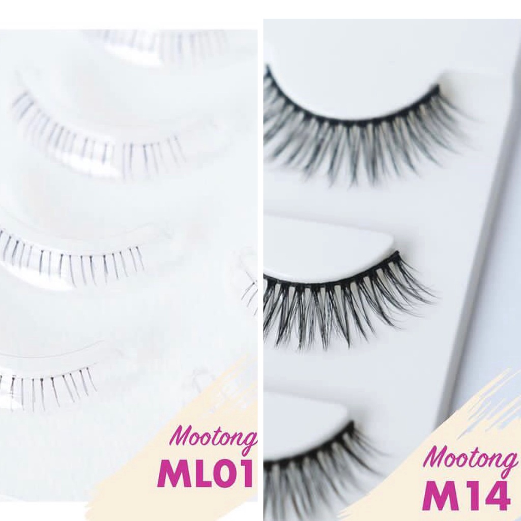 [BUNDLING] Mootong False Eyelashes -  ML01 + M14