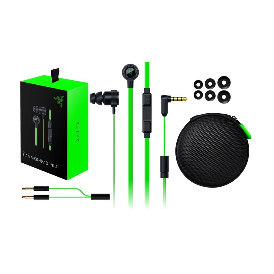 Razer Hammerhead Pro V2 Gaming Earphone Hammer Head Earbuds