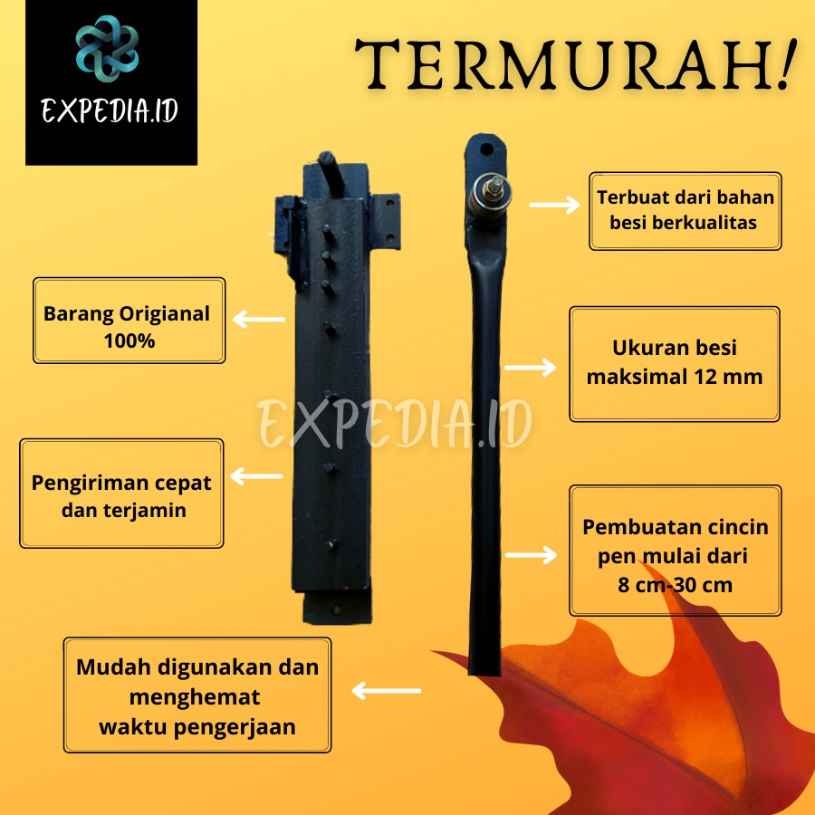 Alat pembengkok besi beton banding manual begel pembuat cincin pen alat tekuk besi praktis original