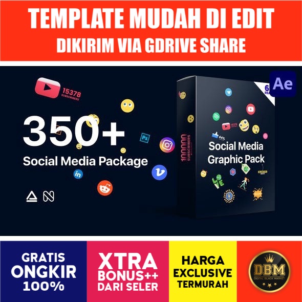 Animation Studio Social Media Graphics Pack - After Effects Extension