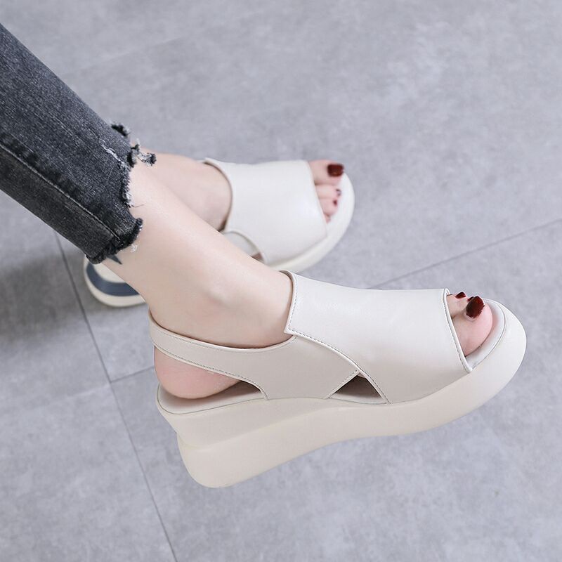 SN059- Sandal Wedges Wanita Fashion Import