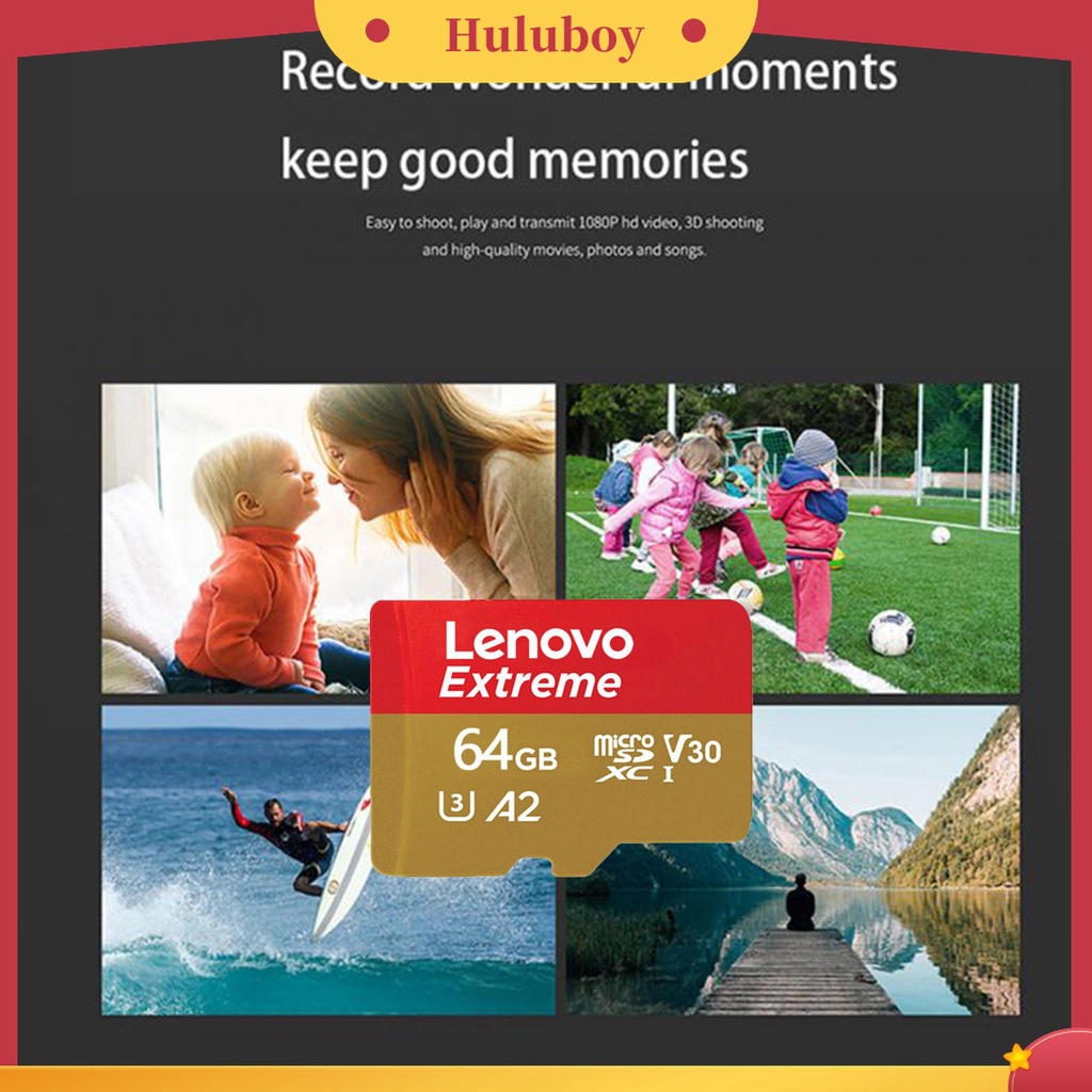 Kartu Memori Micro SD U3 16GB / 32GB / 64GB / 128GB / 256GB / 512GB / 1TB Untuk Lenovo