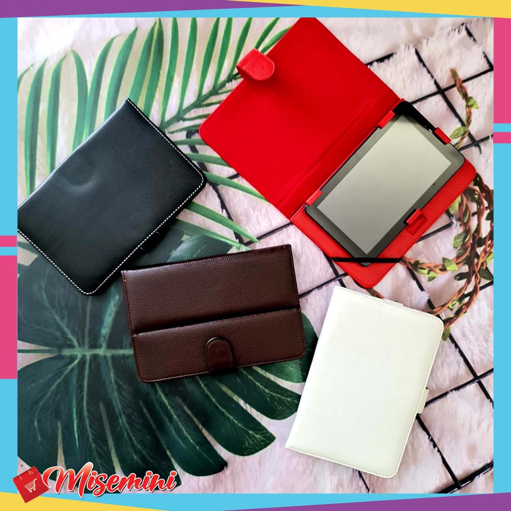 Sarung Tablet 7 Inch Universal Polos Flip Cover Leather Case Dompet Tab 7 Inci 𝑀𝐼𝒮𝐸𝑀𝐼𝒩𝐼 518