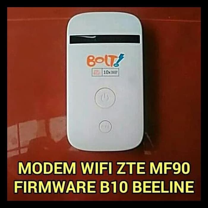 JUAL MURAH - BERMUTU MODEM WIFI BOLT ZTE MF90 B10 BEELINE UNLOCK ( MIFI SECOND /