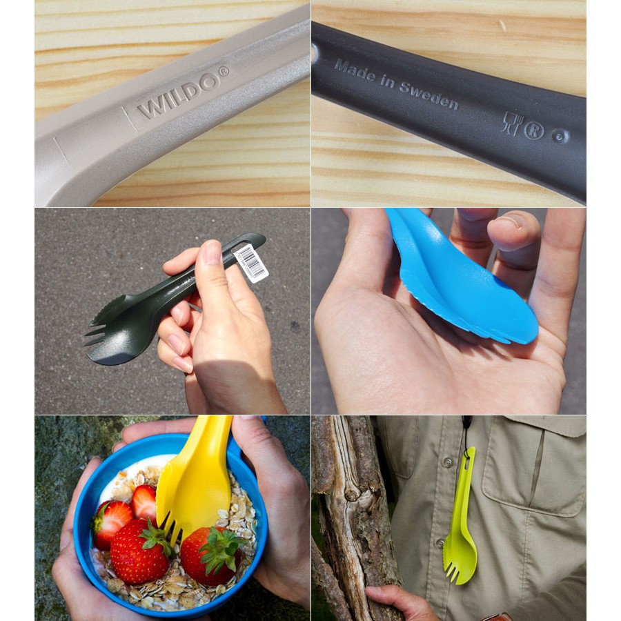 Wildo Spork Original Made In Sweden Sendok Garpu Outdoor Ultralight