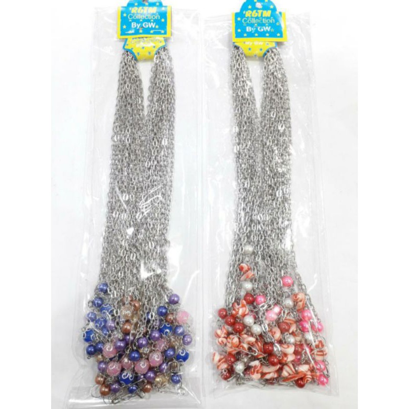 Kalung Strap Masker RANTAI Besar 12buah Kulakan Grosir