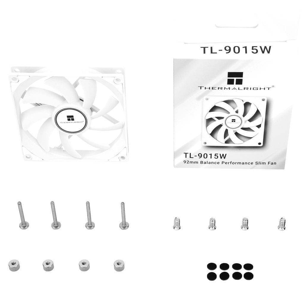 THERMALRIGHT TL-9015W White 92mm SLIM PWM Fan