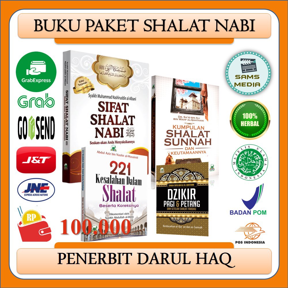 (BISA COD) PROMO Buku Paket Shalat Nabi Edisi Lengkap Sifat Tata Cara Shalat Sesuai Tuntunan Nabi