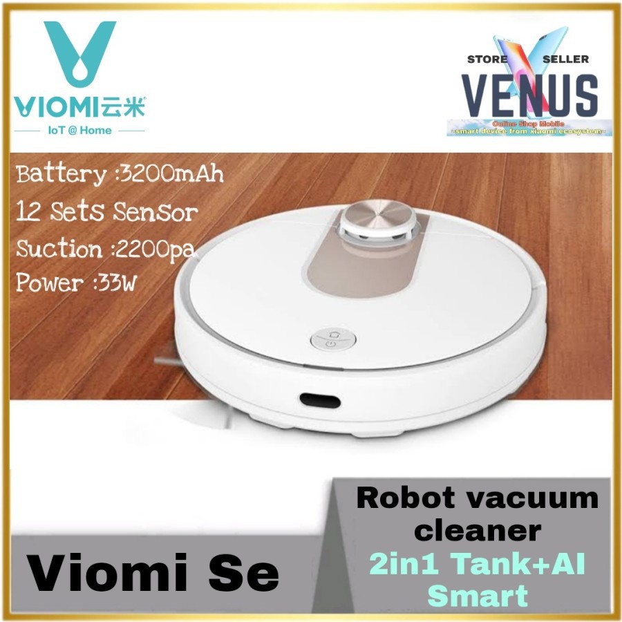 VIOMI SE Robot Vacuum Cleaner- 2in1 Tank+AI Smart not viomi v2 pro v3