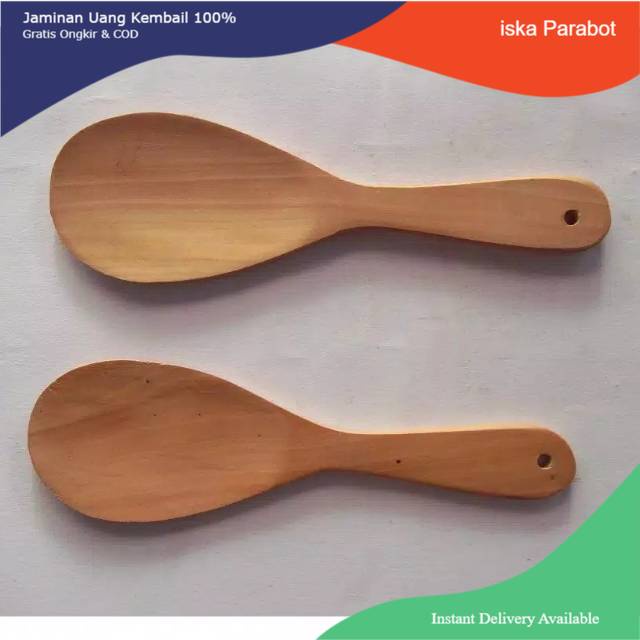 Centong Nasi Kayu /Souvenir Pernikahan _ISKA