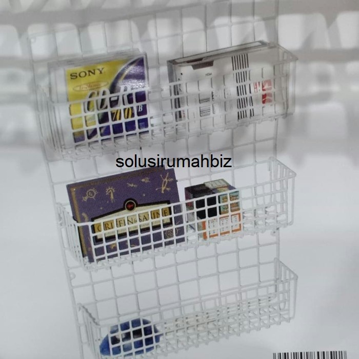 Rak Dinding Bumbu Dapur Wall Rack RAK WIRE RACK SET DINDING 40x60x22