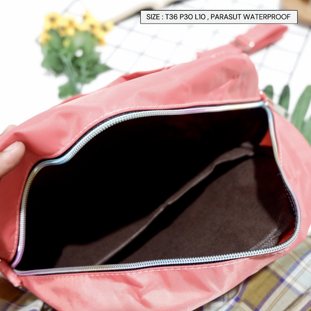 Tas Ransel 3 in 1, Ada 2 Tali Bisa Ransel Bisa Slempang Muat Leptop 14 in, Cocok Buat Kerja tas punggung parasut anti air