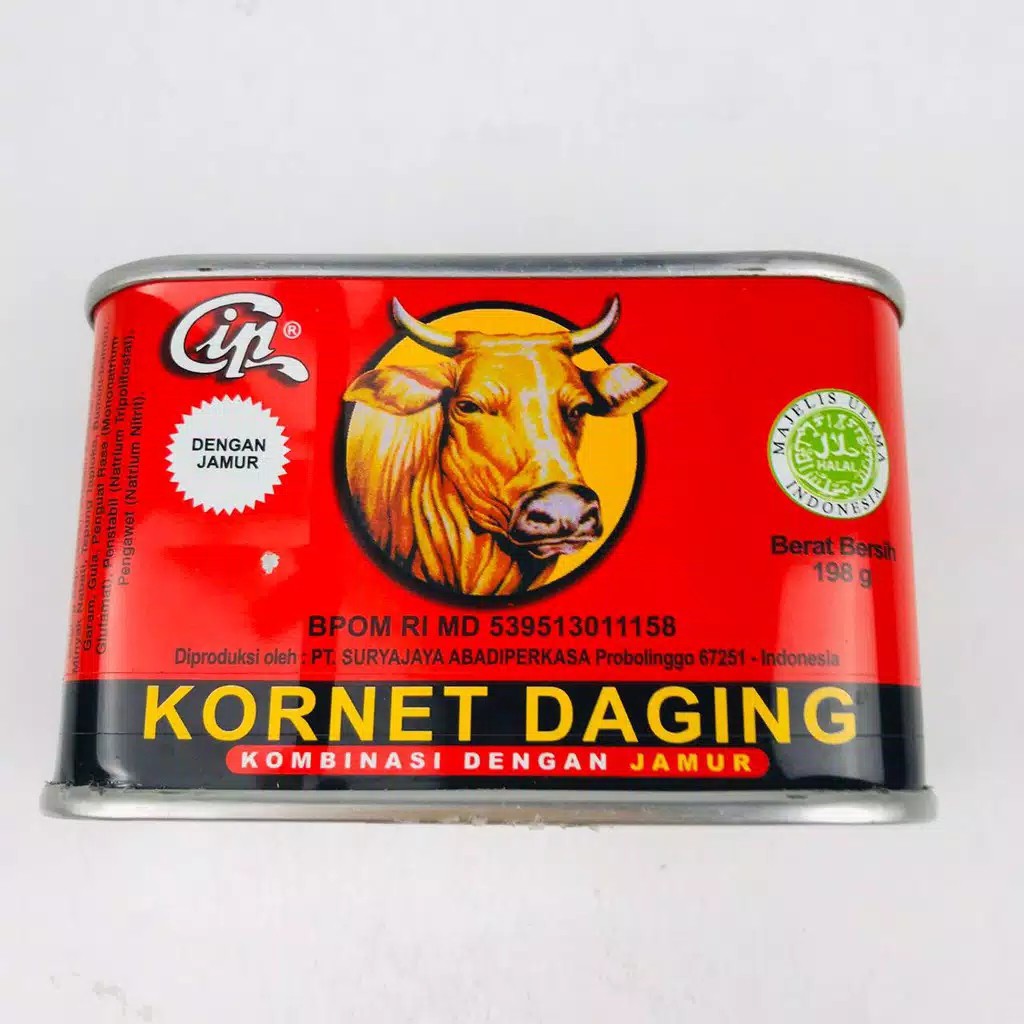 CIP Kornet Daging dan Kombinasi Jamur 198 gr