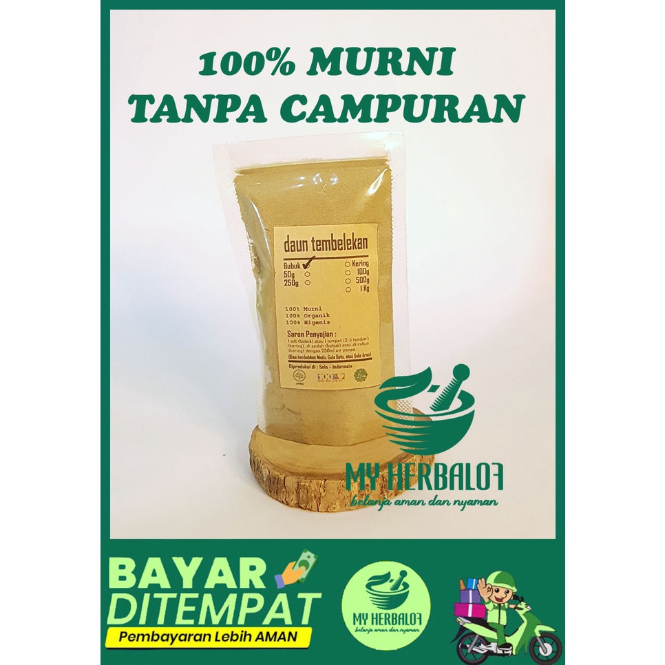 

Herbal Daun Tembelekan Bubuk / Lantana Camara / Bubuk Halus / Murni Tanpa Campuran