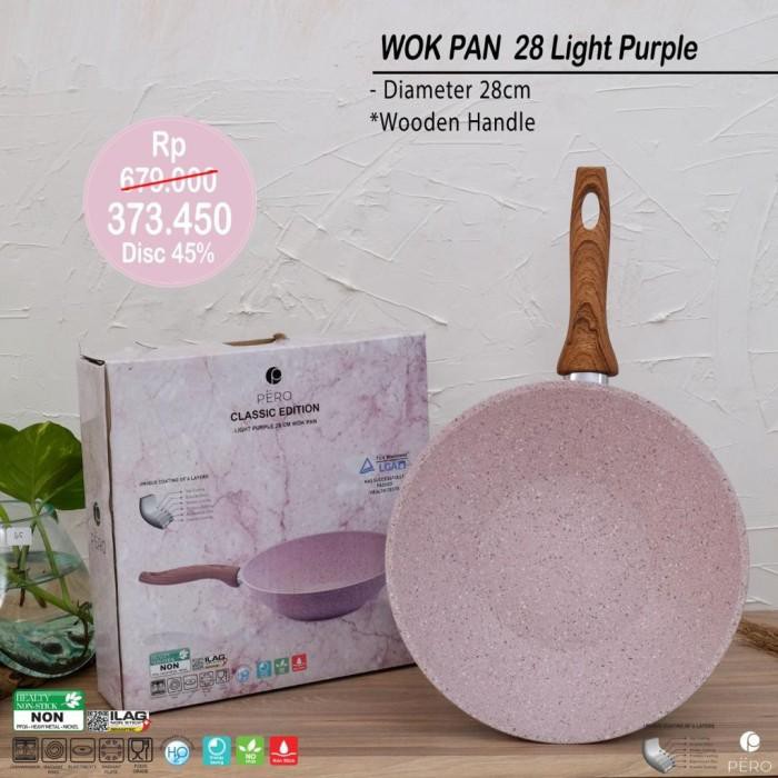 Pero Wok Pan 28Cm - Light Purple