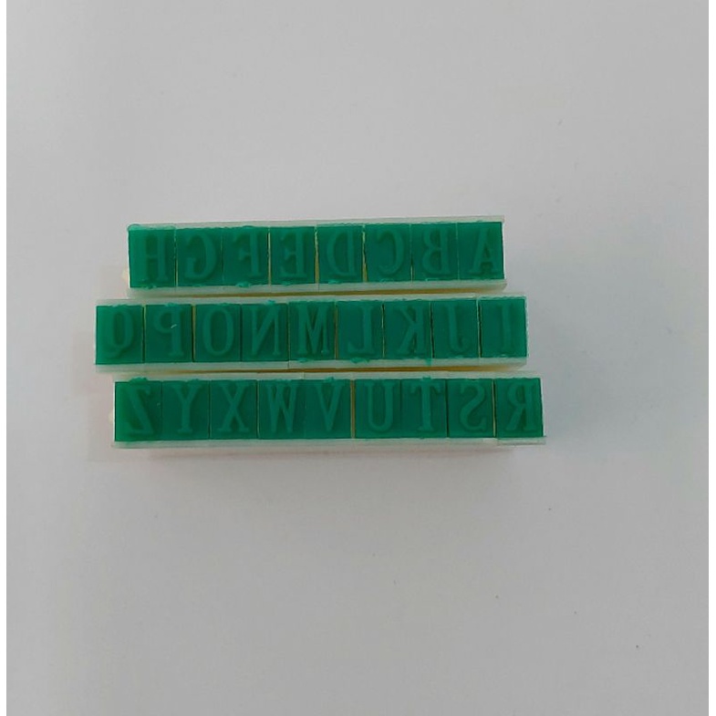 

RB Stempel Karet Motif Huruf Alfabet Stempel Huruf Bongkar Pasang Tipe S5