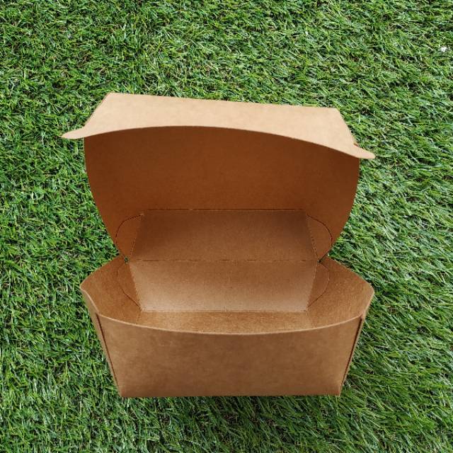 

@25 pcs Wadah French Fries Burger / Brown Kraft Paper