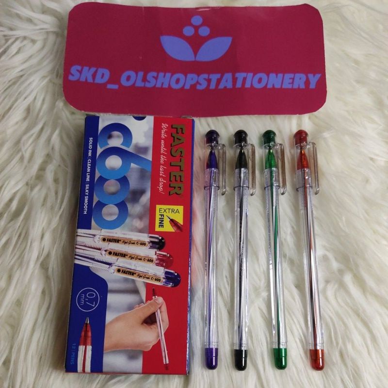 

Pulpen bolpoin pena Faster C 600 (6 pcs)