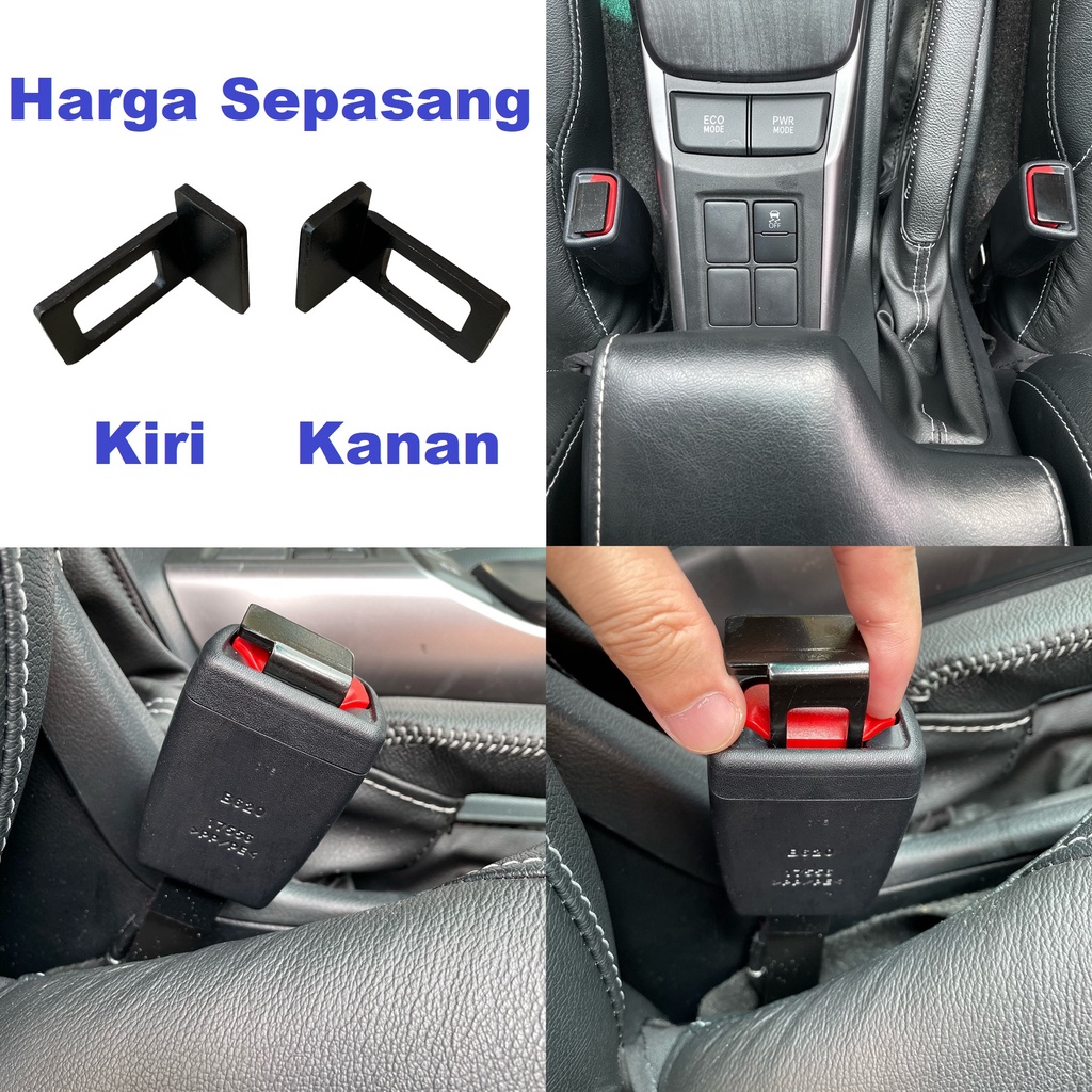 Safety Belt Safetybelt Stopper Colokan Seat Belt Seatbelt Buckle Buzzer Alarm Mobil Warning Canceler