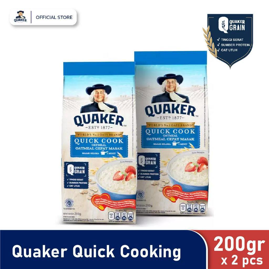 

Quaker Quick Cooking Oatmeal 2 x 200 gr