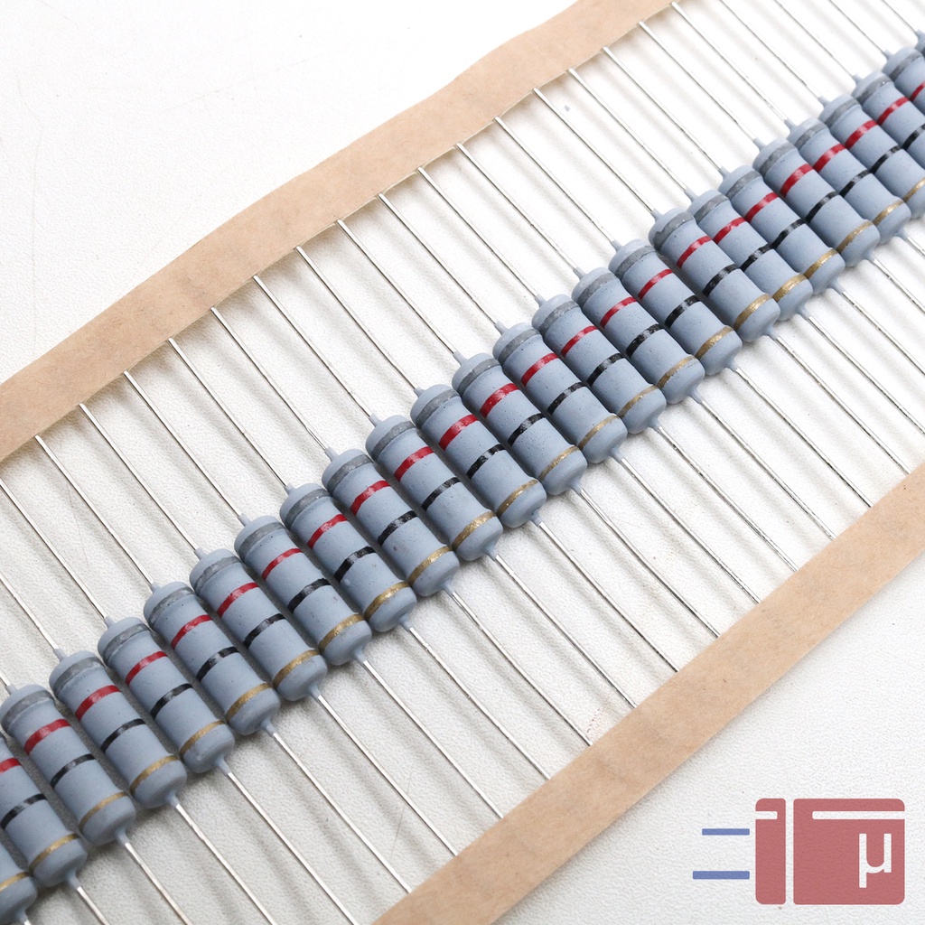 Resistor 82R 82 Ohm 2W Metal Oxide 5% Taiwan Kaki Tembaga