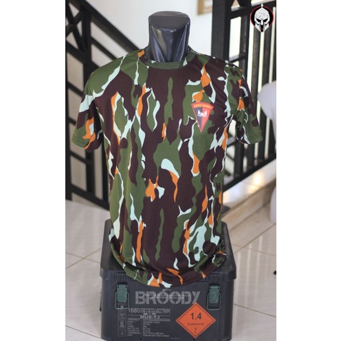 Kaos Loreng Brimob Material Dryfit / Jersey Loreng Brimob /