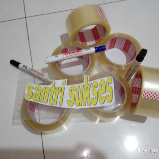 

Lakban murah 100 yard bening coklat