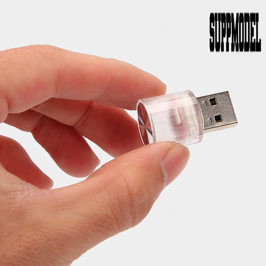 Suppmodelx &lt; Lampu LED Mini USB Plug Play Ringan Untuk Dekorasi Interior Mobil