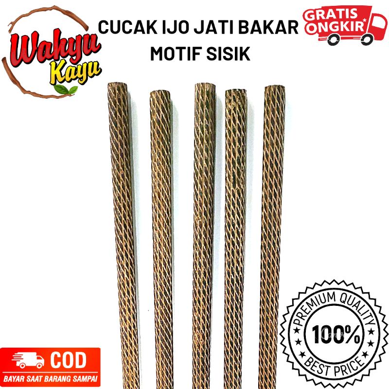 TANGKRINGAN / PANGKRINGAN CUCAK IJO BAKAR DIAMETER 0,8 MOTIF JELAS TIMBUL PRESISI