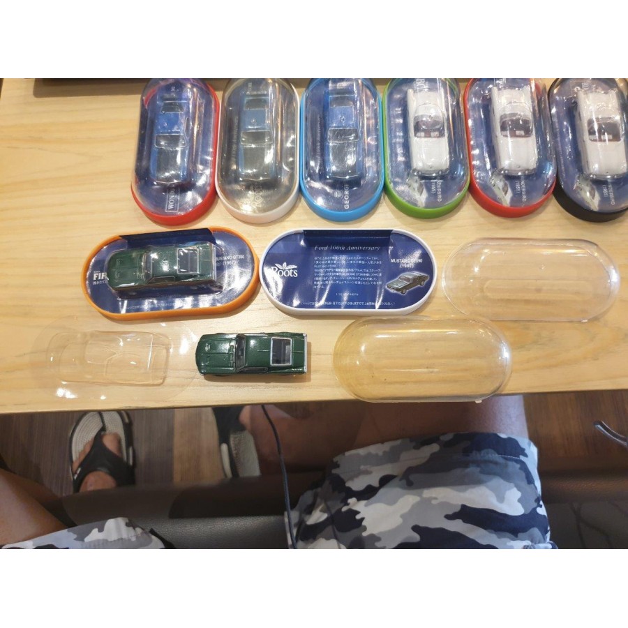DIECAST FORD 100TH ANNIVERSARY MUSTANG GT390 1967 METAL BAN KARET ORI