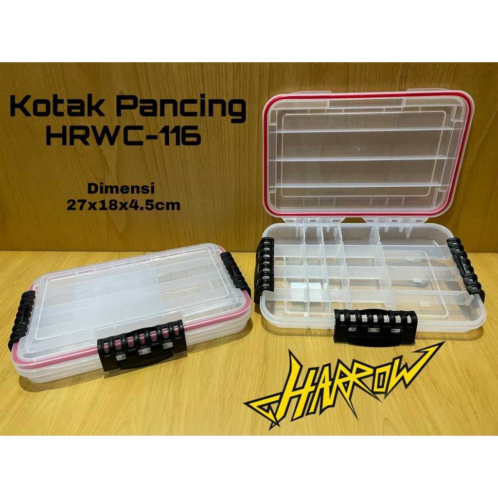 Kotak Pancing Lure Box Harrow Aneka Model-HRWC-116