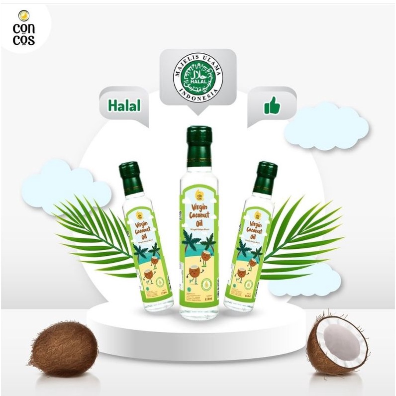 Concos virgin coconut oil baby &amp; kids 100 &amp; 250 ml