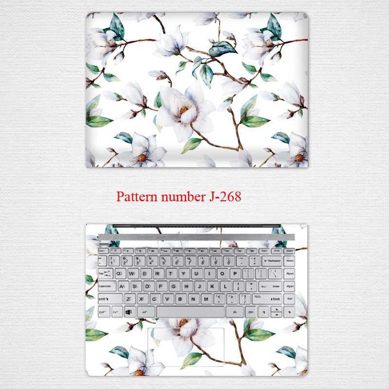 2 Pcs Stiker Pelindung Laptop Universal Bahan VINYL Ukuran 12 13 14 15.6 Inch 3420Vostro Inspiron 14 5410 XPS