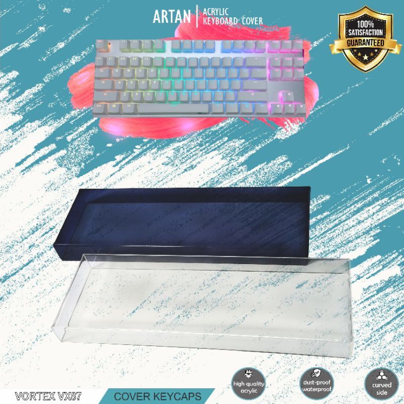 Vortex VX87 ACRYLIC KEYCAPS COVER PELINDUNG CAPS KEYBOARD MECHANICAL